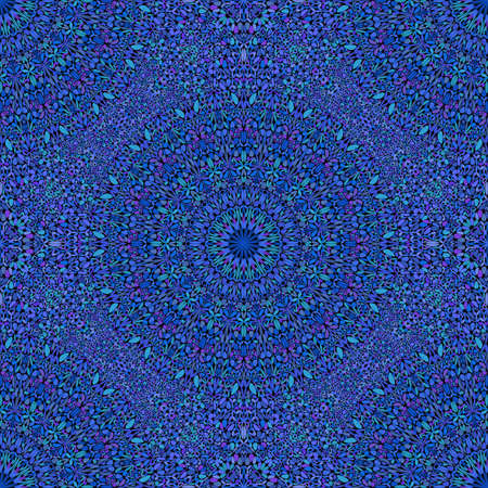 Royal blue bohemian oriental floral mandala pattern background designのイラスト素材