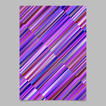 Gradient stripe poster template design - abstract vector stationeryのイラスト素材