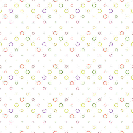 Abstract seamless geometrical ring pattern background designのイラスト素材