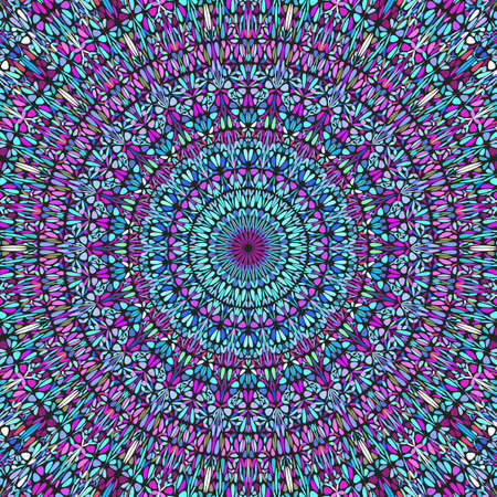 Oriental dynamic radial flower ornament background designのイラスト素材
