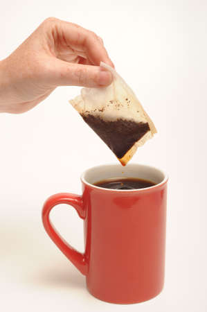 Teabag and teaの写真素材