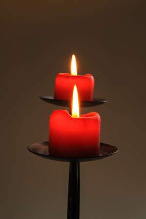 Christmas candleの写真素材