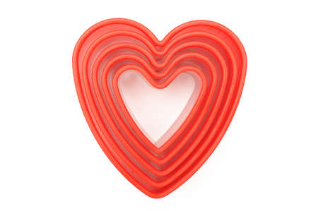 Heart shaped cuttersの写真素材