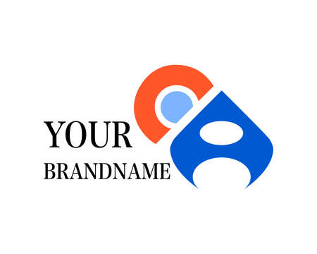 A vector symbol of the letter c and a is suitable for branding products, companies or organizations.のイラスト素材