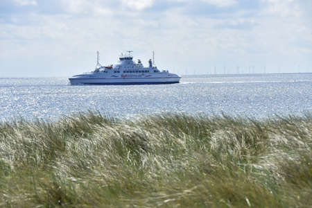 SYLT, GERMANY 21 June, 2019 The Sylt ferry on the way from List on Sylt to RÃ¸mÃ¸ in Denmarkのeditorial素材