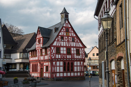 Rhens, Germany 20 March 2022, The old historic town hall of Rhens
