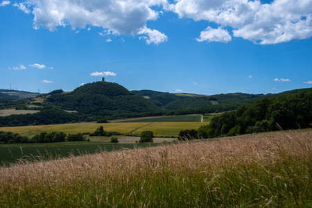 The view of OlbrÃ¼ck Castle on a sunny dayのeditorial素材