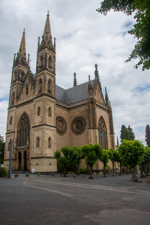 St. Peter and Paul Church in Frankfurt am Main, Germany.の写真素材