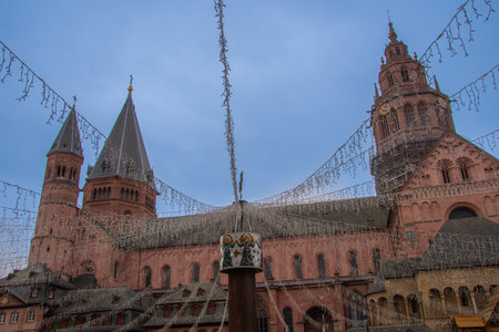 Mainz Cathedral of St. Martinの写真素材