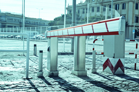 Access barrier for vehicles.の写真素材