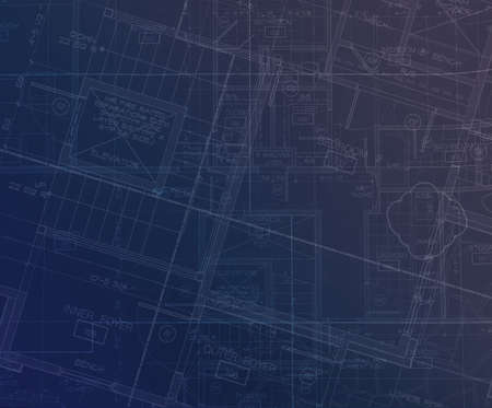 abstract atchitecrure plansの写真素材