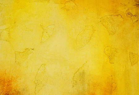  orange plaster on old wallの写真素材