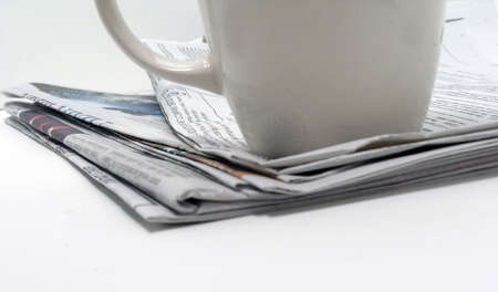  coffee and news       の写真素材