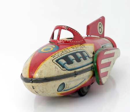  old rocket  toyの写真素材
