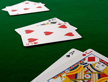 blackjack table