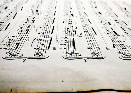 old sheet music の写真素材