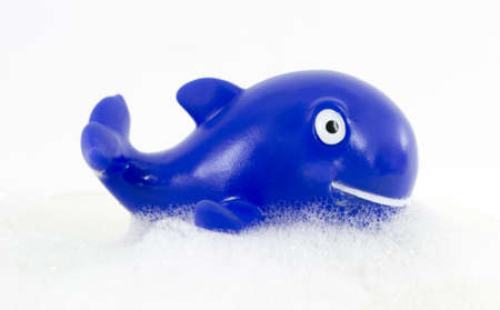 plastic bath toysの写真素材