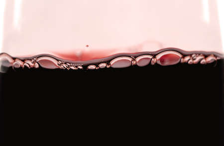 wine bubbles macro の写真素材