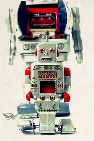 robot familyの写真素材