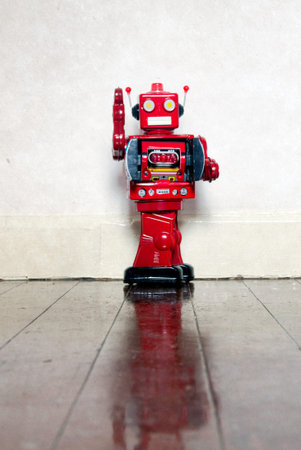 Retro red Robot