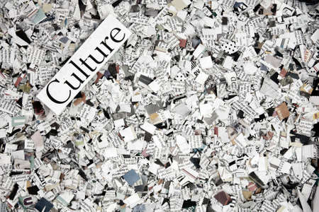 news paper confetti conceptの写真素材