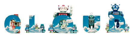 cloud computing concept word