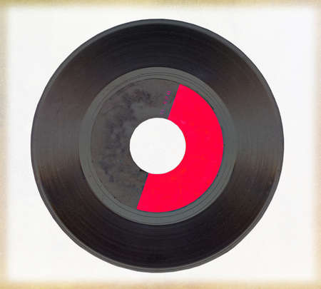 old vinyl recordの写真素材