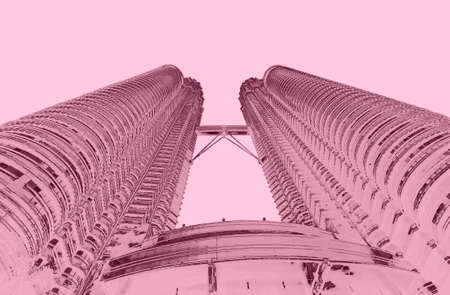 Petrona towers in KL Malaysiaの写真素材