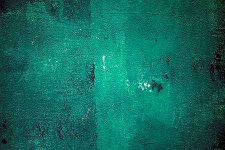 green painted wall  with drops texture detailの写真素材