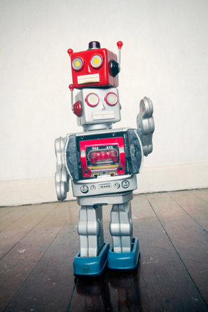 two head are better than on retro robot with two heads