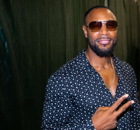 New Orleans,LA/United States-July 8,2018: Tank at the 2018 Essence Music Festivalのeditorial素材