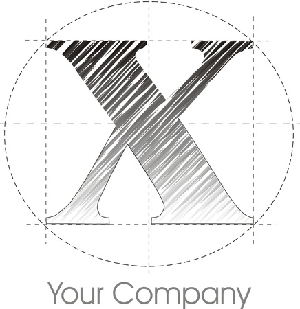 a line X logoのイラスト素材