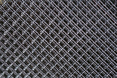 Metal grid. Heavy industry production. Metal rolling plant.