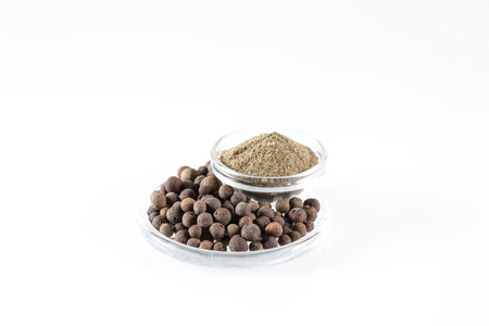 Ground Black Pepper Isolated in white