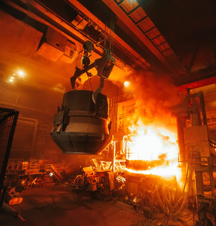 steel production in electric furnaces. Electroplating plant for the metal.