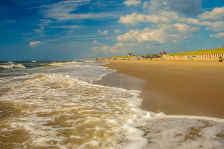 Lonely beach in the summerの写真素材