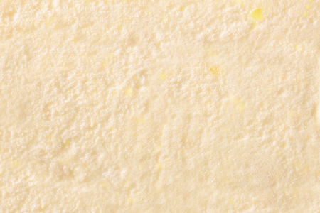 Texture of ice cream vanilla close up. Top view. Horizontal composition.の写真素材