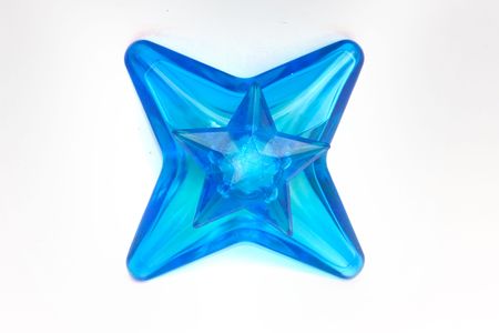 blue women parfume bottleの写真素材