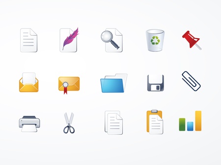 Document Icon Setのイラスト素材