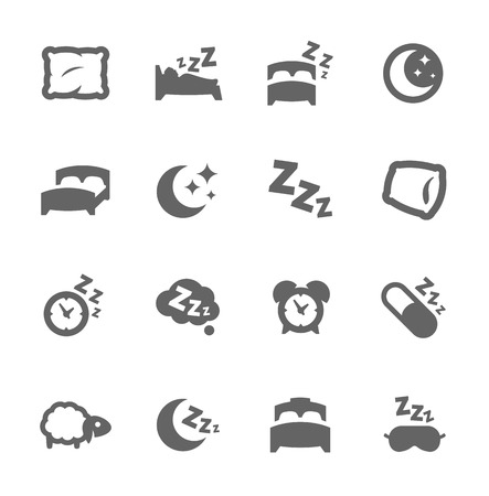 Sleep Well Iconsのイラスト素材