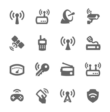 Radio Iconsのイラスト素材
