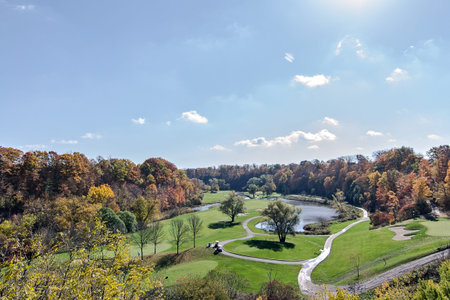 Golf club landscapeの写真素材