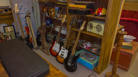 Antiques on displayのeditorial素材