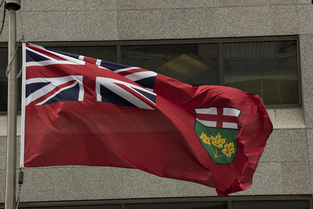 Ontario Flagの写真素材