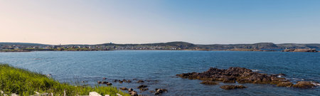A bay on a summer day