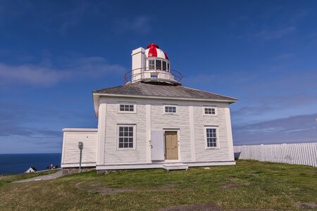 An old light house by the seaの写真素材
