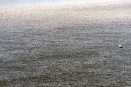 A marine vessel at seaの写真素材