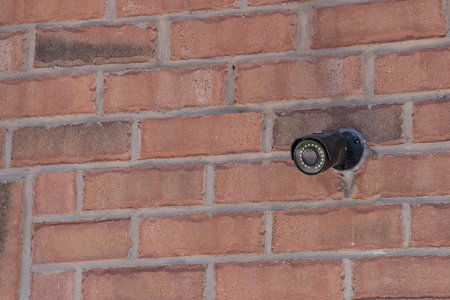 A digital wall security camera