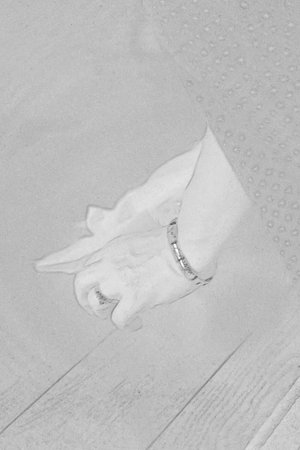 Drawing of a hand with jewelry