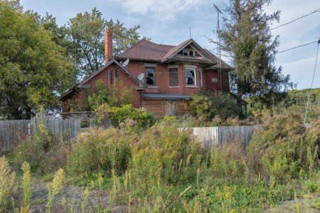An old abandoned country homeの写真素材